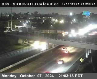 SB 805 at El Cajon Blvd (On Ramp)