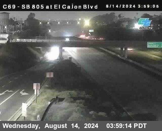 SB 805 at El Cajon Blvd (On Ramp)