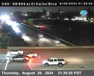 SB 805 at El Cajon Blvd (On Ramp)