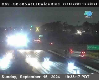 SB 805 at El Cajon Blvd (On Ramp)