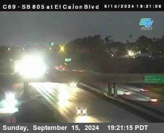 SB 805 at El Cajon Blvd (On Ramp)