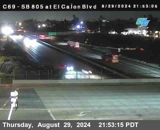 SB 805 at El Cajon Blvd (On Ramp)