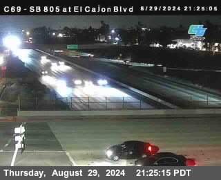 SB 805 at El Cajon Blvd (On Ramp)