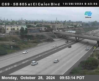 SB 805 at El Cajon Blvd (On Ramp)