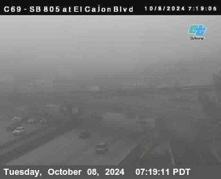 SB 805 at El Cajon Blvd (On Ramp)