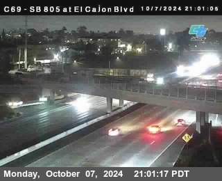 SB 805 at El Cajon Blvd (On Ramp)