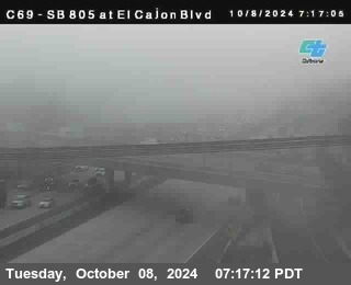 SB 805 at El Cajon Blvd (On Ramp)