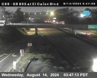 SB 805 at El Cajon Blvd (On Ramp)