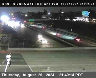 SB 805 at El Cajon Blvd (On Ramp)