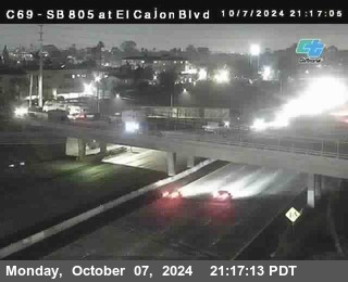 SB 805 at El Cajon Blvd (On Ramp)