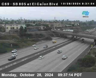 SB 805 at El Cajon Blvd (On Ramp)