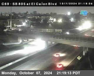 SB 805 at El Cajon Blvd (On Ramp)