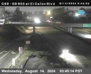 SB 805 at El Cajon Blvd (On Ramp)