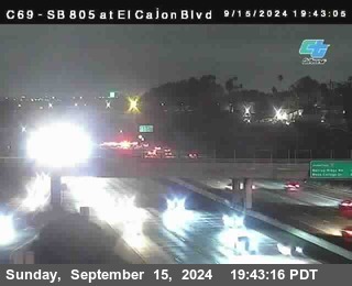 SB 805 at El Cajon Blvd (On Ramp)