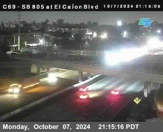 SB 805 at El Cajon Blvd (On Ramp)