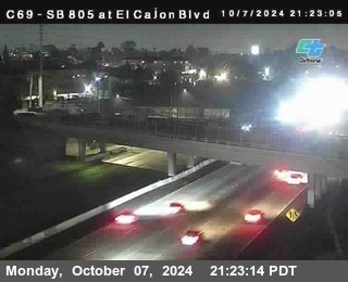 SB 805 at El Cajon Blvd (On Ramp)