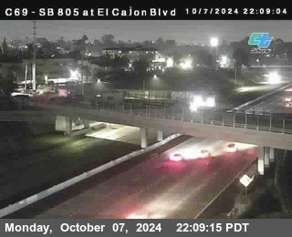 SB 805 at El Cajon Blvd (On Ramp)