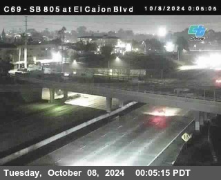 SB 805 at El Cajon Blvd (On Ramp)