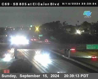 SB 805 at El Cajon Blvd (On Ramp)