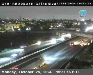 SB 805 at El Cajon Blvd (On Ramp)