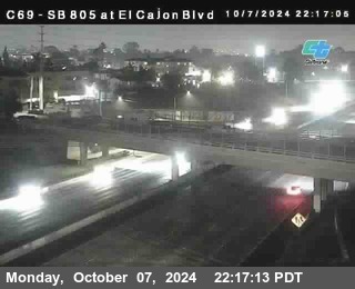 SB 805 at El Cajon Blvd (On Ramp)