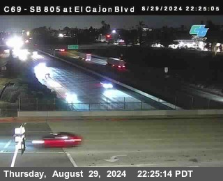 SB 805 at El Cajon Blvd (On Ramp)