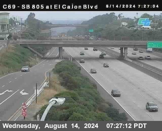 SB 805 at El Cajon Blvd (On Ramp)