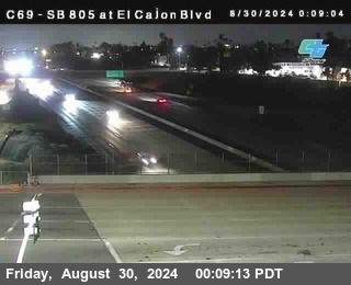 SB 805 at El Cajon Blvd (On Ramp)