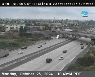 SB 805 at El Cajon Blvd (On Ramp)