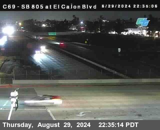 SB 805 at El Cajon Blvd (On Ramp)