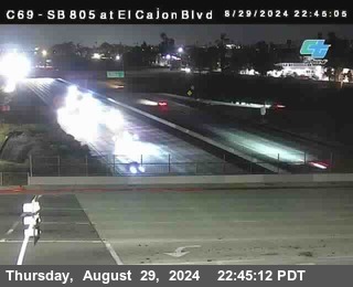 SB 805 at El Cajon Blvd (On Ramp)