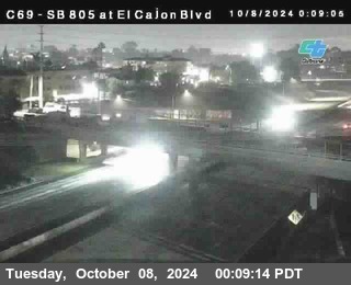 SB 805 at El Cajon Blvd (On Ramp)