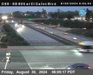 SB 805 at El Cajon Blvd (On Ramp)