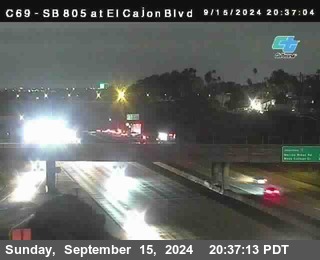 SB 805 at El Cajon Blvd (On Ramp)