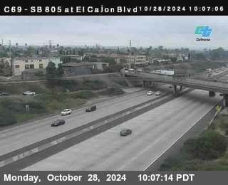 SB 805 at El Cajon Blvd (On Ramp)