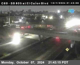 SB 805 at El Cajon Blvd (On Ramp)