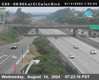 SB 805 at El Cajon Blvd (On Ramp)