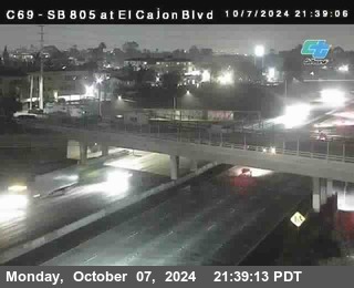 SB 805 at El Cajon Blvd (On Ramp)