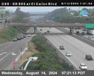 SB 805 at El Cajon Blvd (On Ramp)