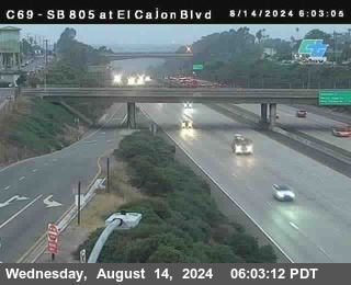 SB 805 at El Cajon Blvd (On Ramp)