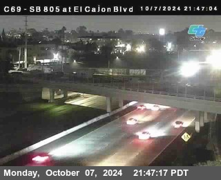 SB 805 at El Cajon Blvd (On Ramp)