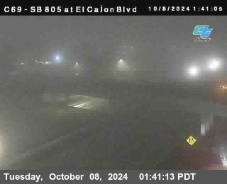 SB 805 at El Cajon Blvd (On Ramp)