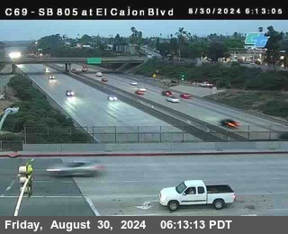 SB 805 at El Cajon Blvd (On Ramp)