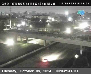 SB 805 at El Cajon Blvd (On Ramp)