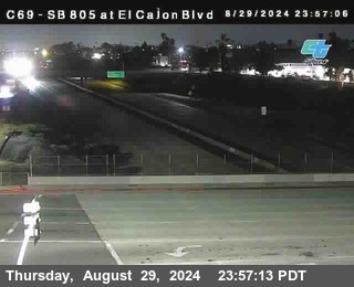 SB 805 at El Cajon Blvd (On Ramp)