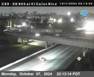 SB 805 at El Cajon Blvd (On Ramp)