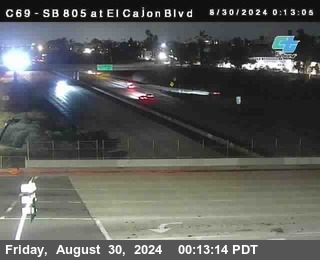 SB 805 at El Cajon Blvd (On Ramp)