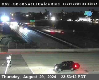 SB 805 at El Cajon Blvd (On Ramp)