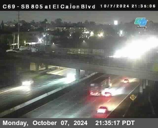 SB 805 at El Cajon Blvd (On Ramp)