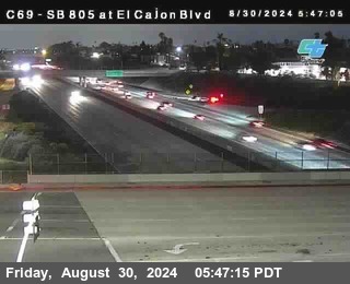 SB 805 at El Cajon Blvd (On Ramp)